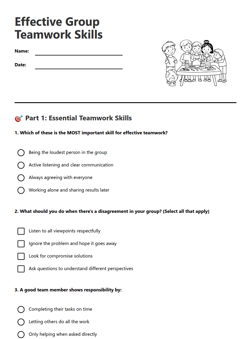 Effective Group Teamwork Skills