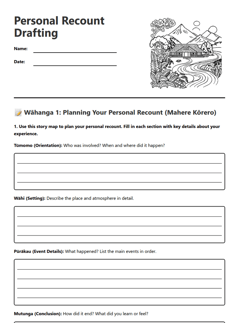 Personal Recount Drafting