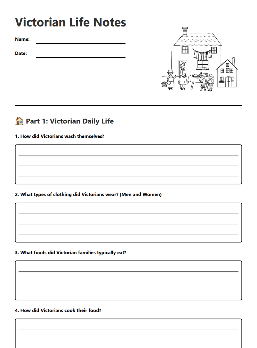 Victorian Life Notes