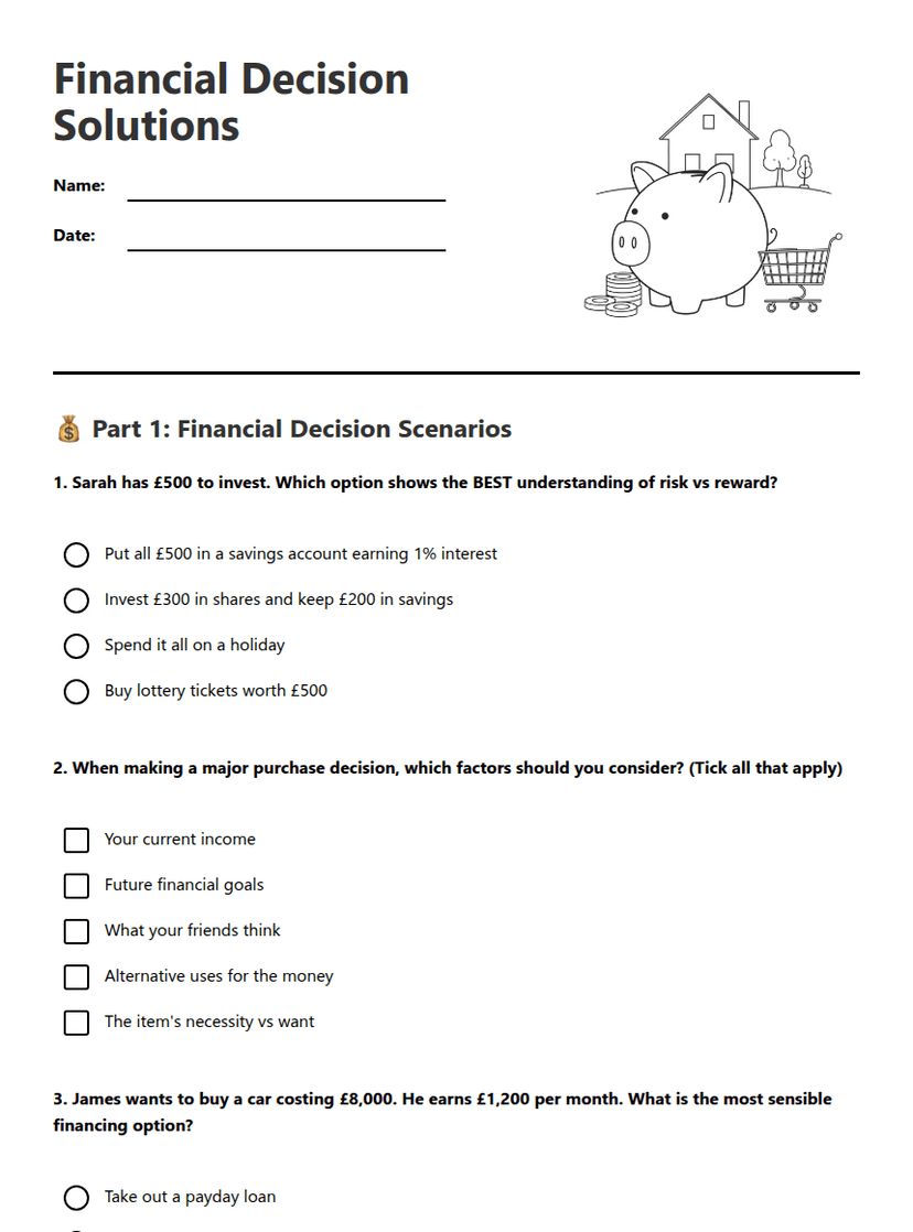 Financial Decision Solutions