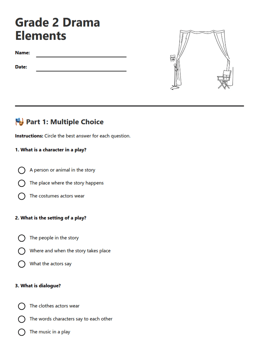 Grade 2 Drama Elements