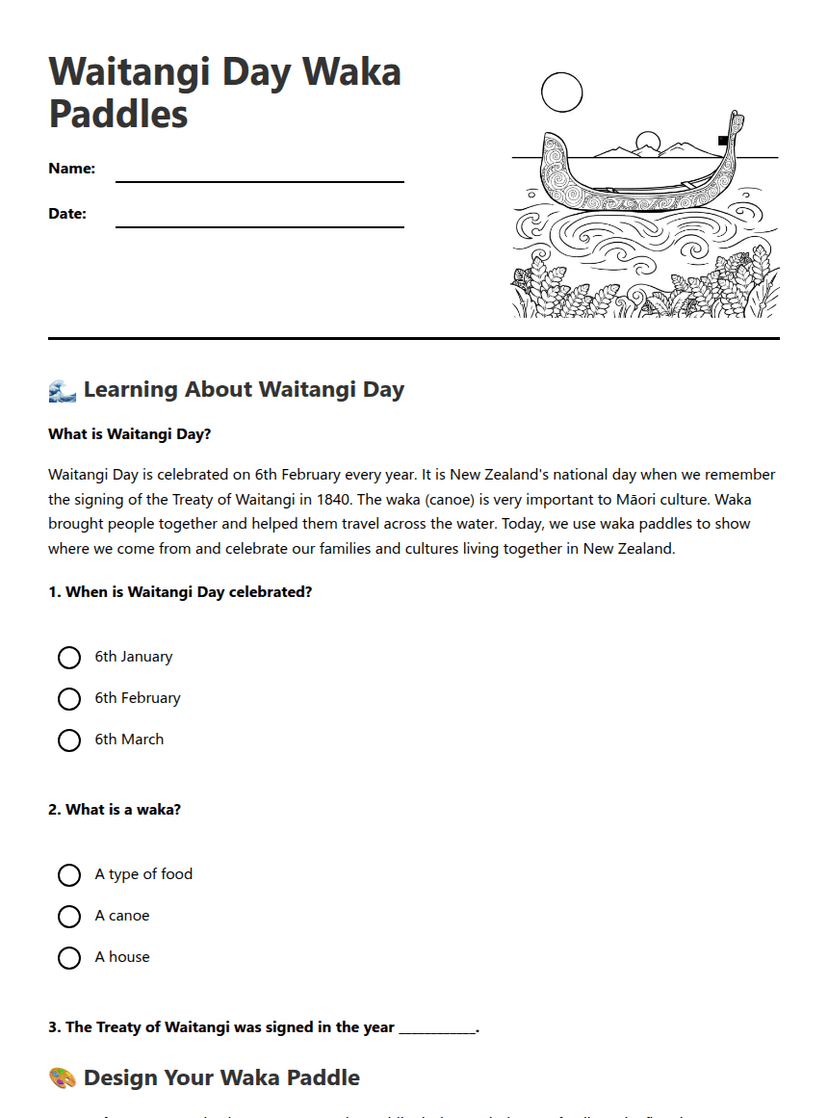 Waitangi Day Waka Paddles