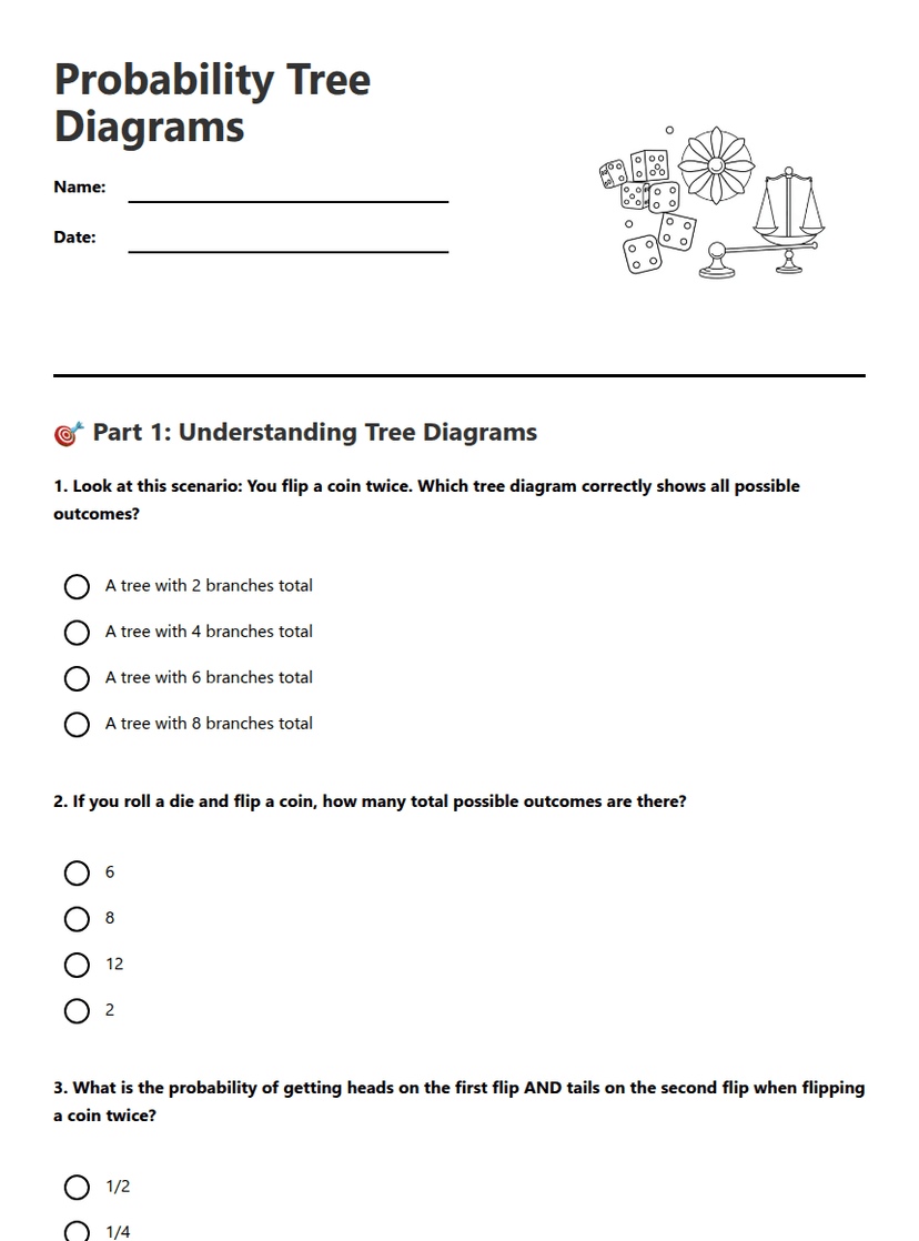 Probability Tree Diagrams
