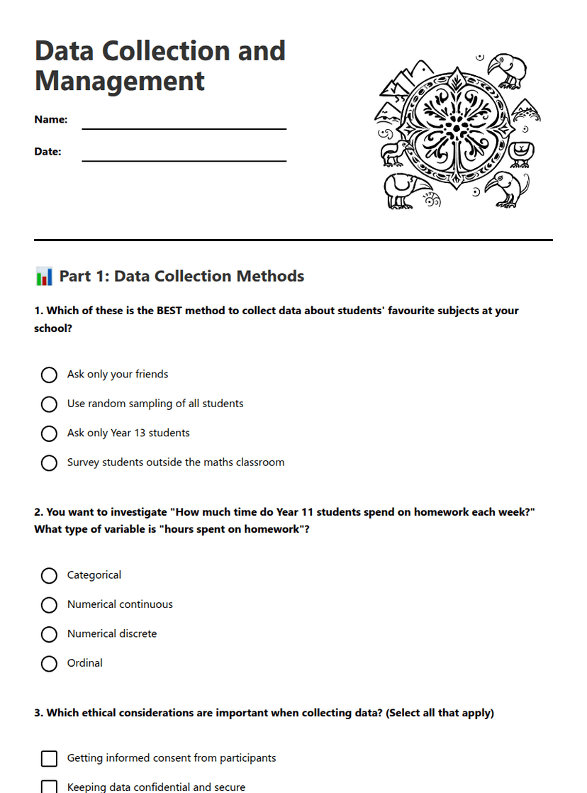 Data Collection and Management