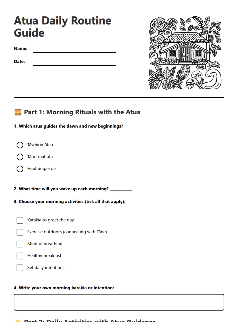 Atua Daily Routine Guide