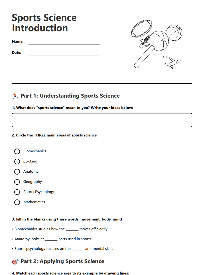 Sports Science Introduction