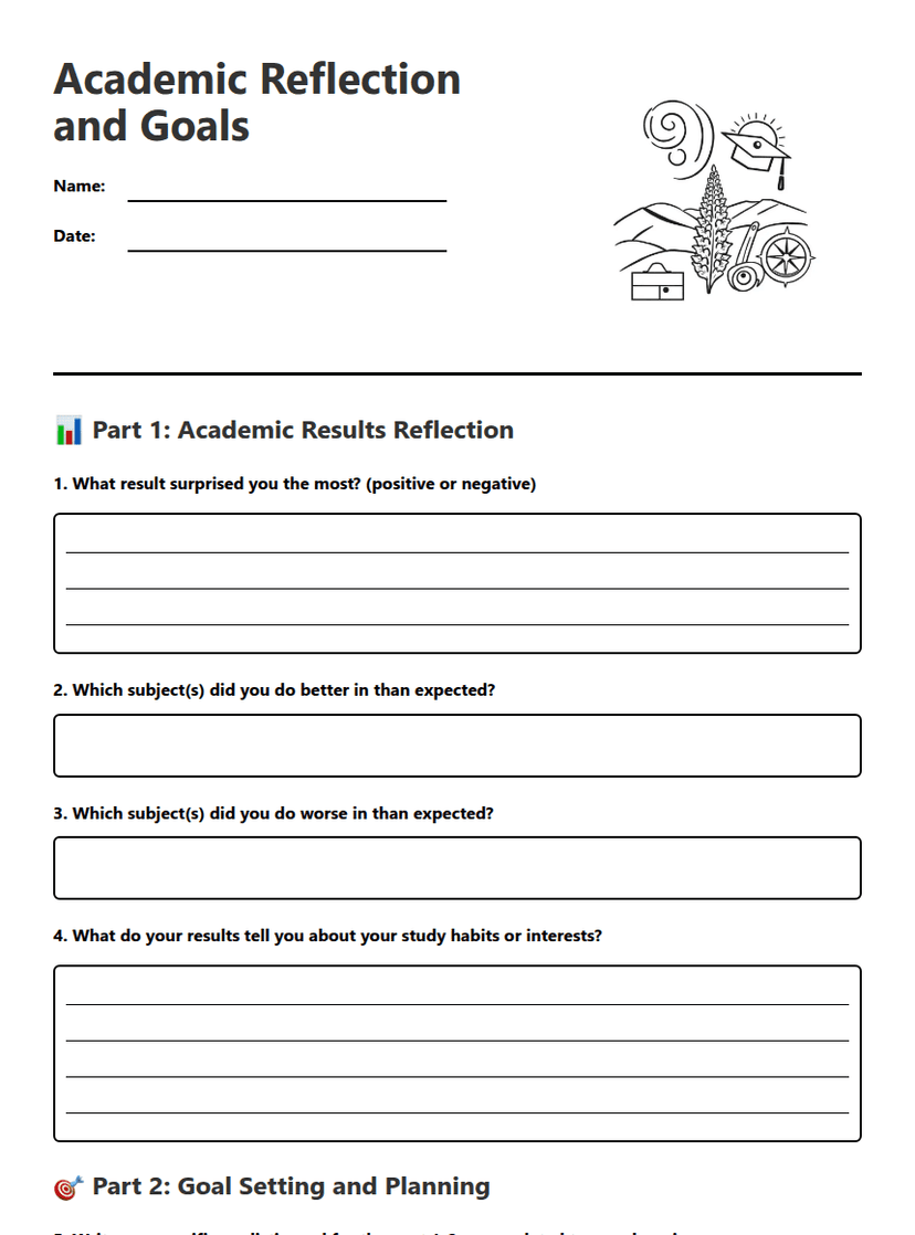 Academic Reflection and Goals