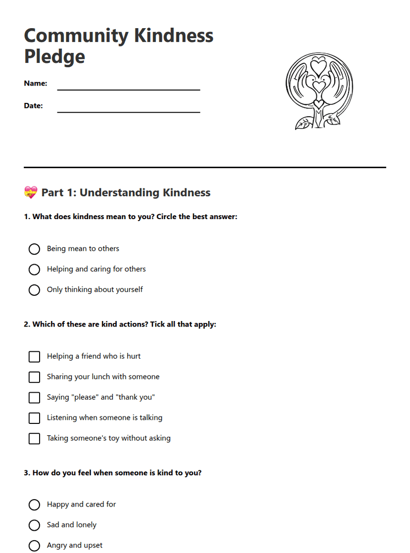 Community Kindness Pledge