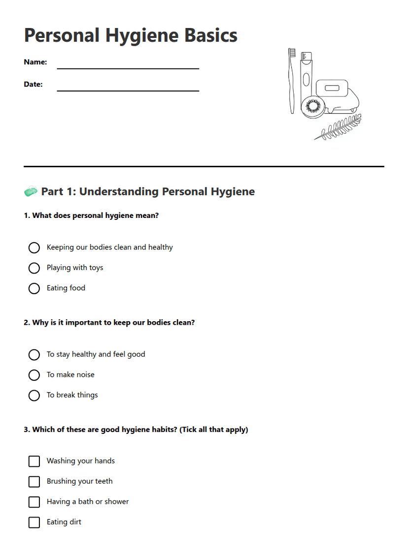Personal Hygiene Basics
