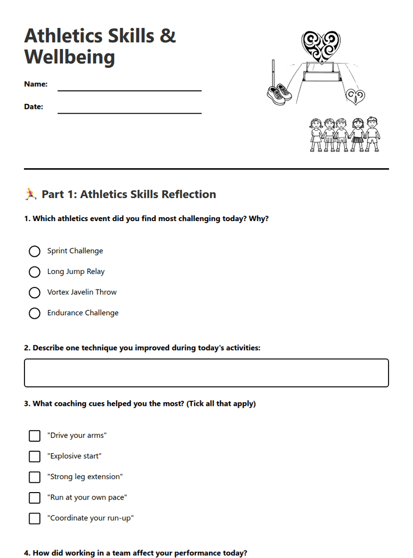 Athletics Skills & Wellbeing