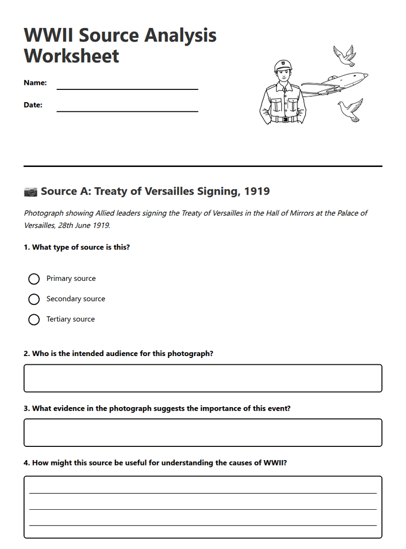 WWII Source Analysis Worksheet