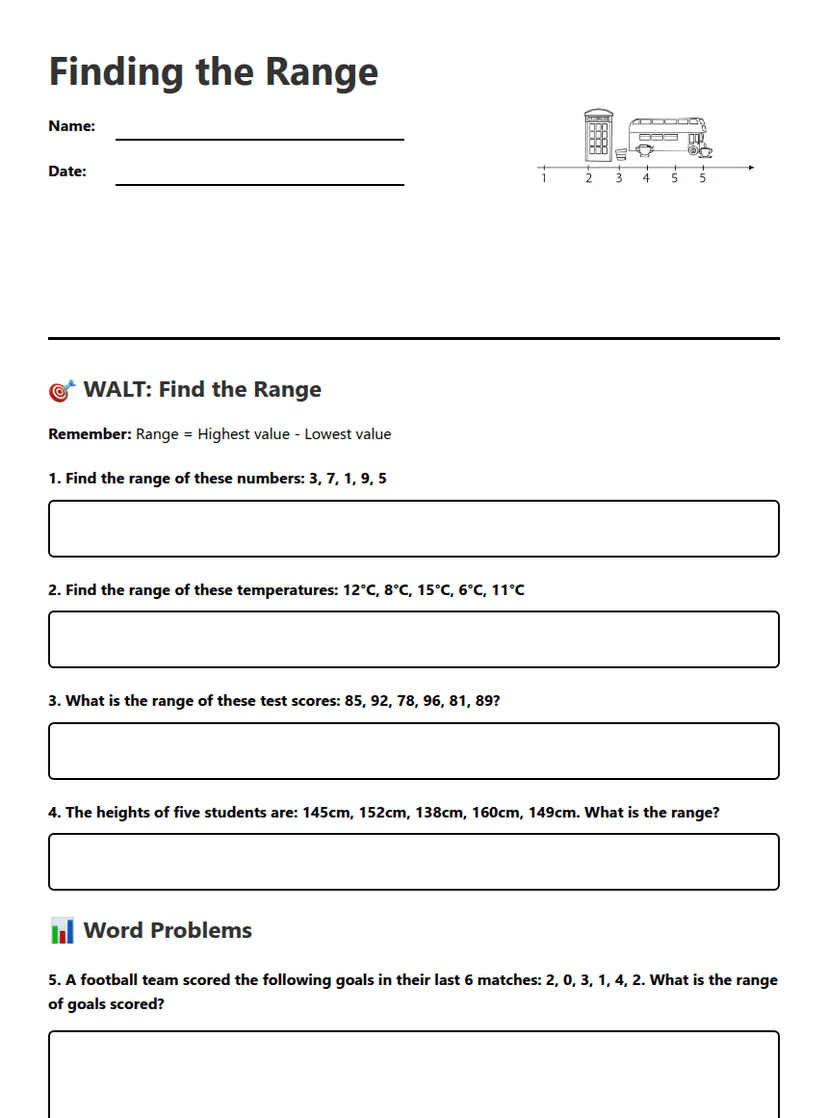 Finding the Range