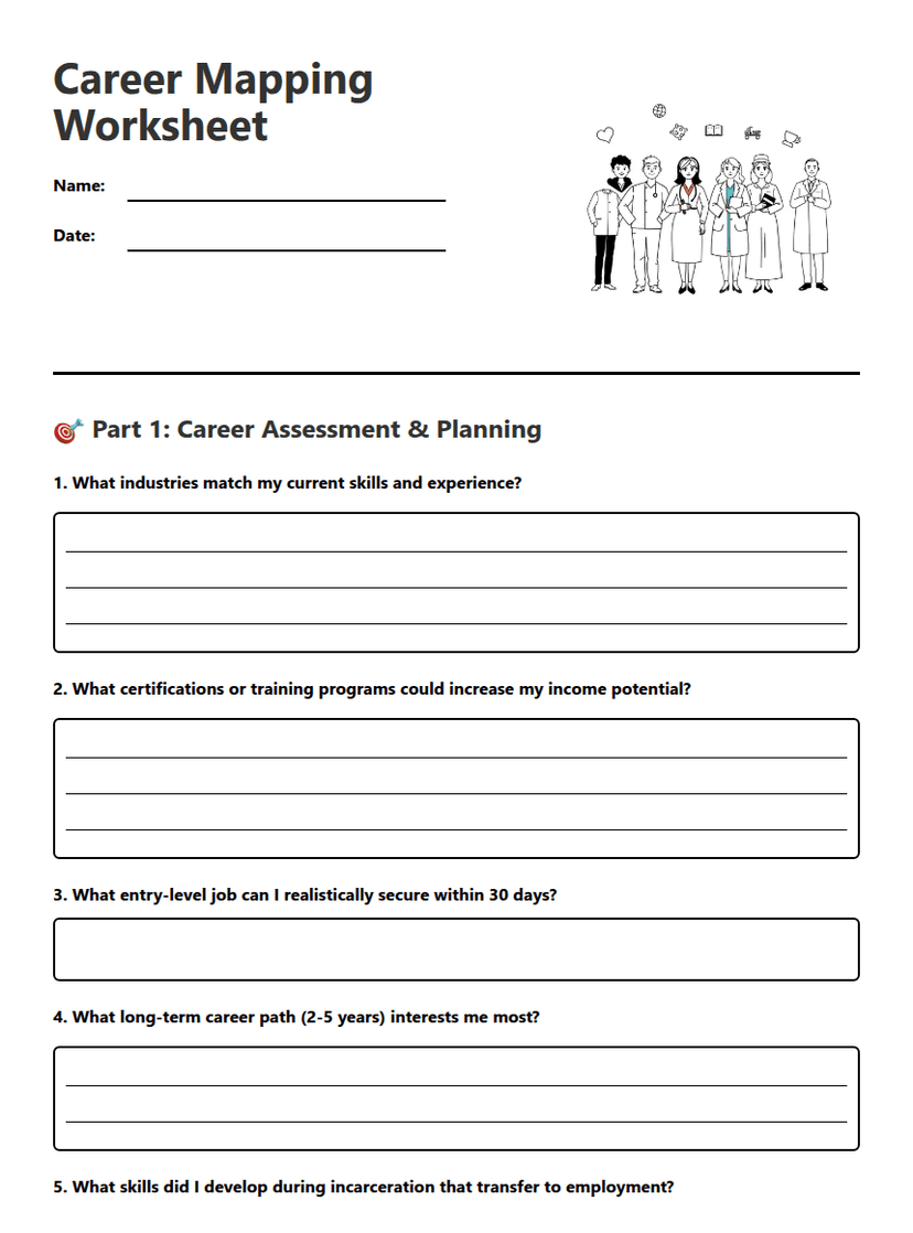 Career Mapping Worksheet