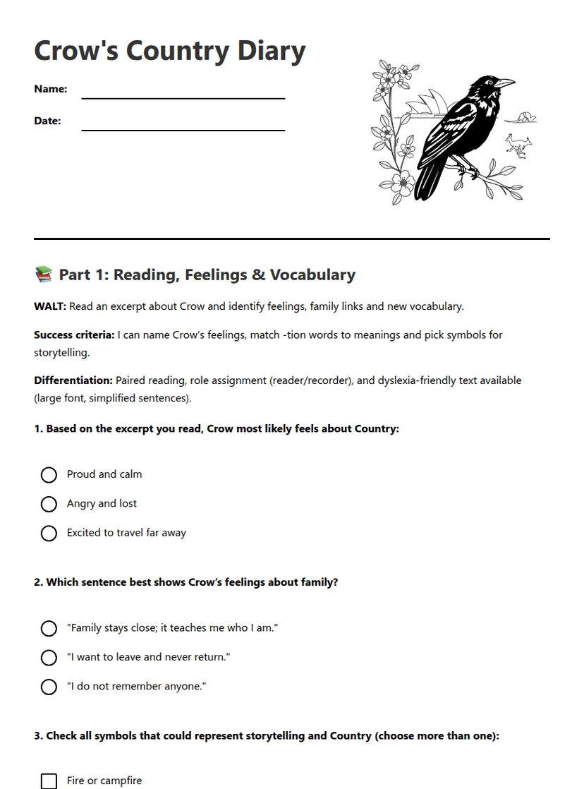 Crow's Country Diary
