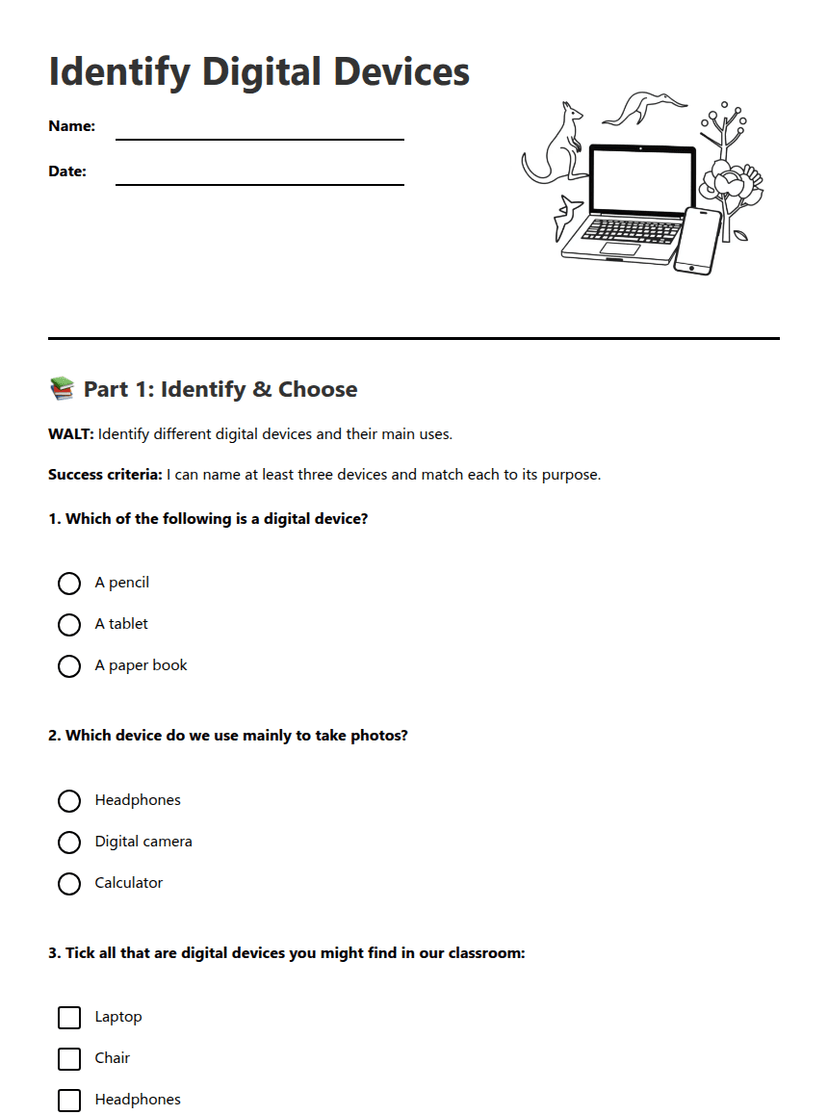Identify Digital Devices